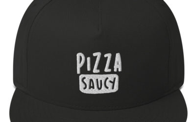 Pizza Saucy Snapback Cap